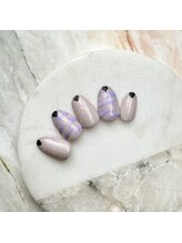 エトワールビューティー(ETOILE BEAUTY)/ゼブラ柄/ハートネイル