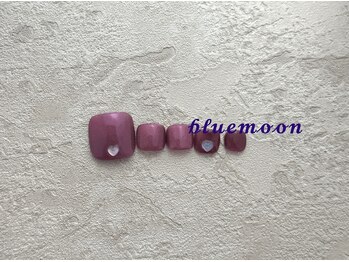 ブルームーン(bluemoon)/フットハートネイル