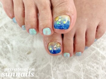 サンネイルズ(sun nails)/2本アート