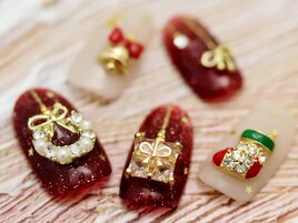 クリスマスネイル