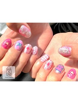 手描きアートが得意なサロン