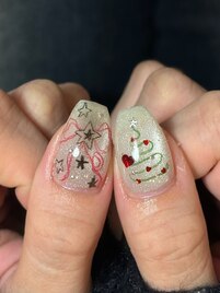 クリスマスネイル