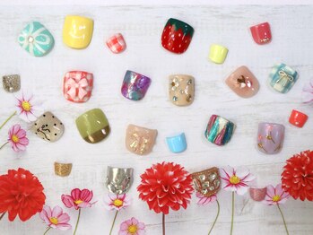 ルビークラウン(Ruby Crown)/フット アートサンプル♪