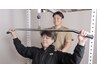 【肩こり★腰痛★見た目を変える】整体×ボディメイクトレーニング90分2980円