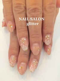 新春お花ネイル