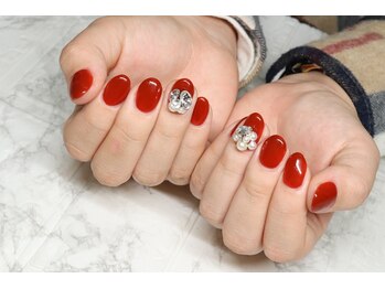 エヌスタイル(N-STYLE)/ワンカラー＋ビジュー　¥9800