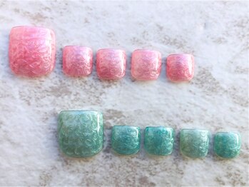 ラ クレア 津田沼店/フット：ジェムストーンネイル