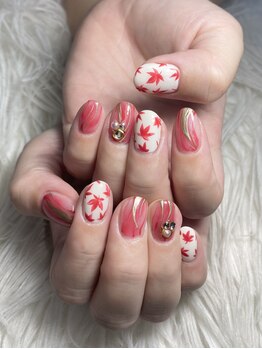 インプレス 鶴見店(Impress)/紅葉ネイル
