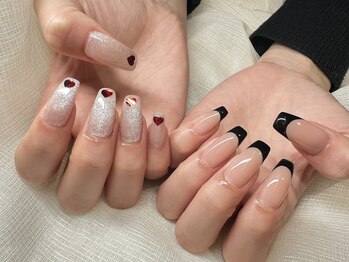 ネイルアヴァンス 京橋店(Nail AVANCE.)/マグネットとフレンチ