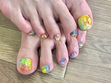 ティーエス ネイル ガーデン(T.S Nail Garden)/ネオンカラフル