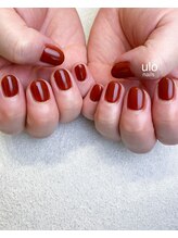 ウロネイルズ(ulo nails)/秋色赤のワンカラー