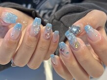 ジェミーネイル シンジュク(Jemiy nail shinjuku)/【Saki】ブルーグラデ¥10200