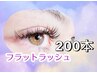 【新規】フラットラッシュ200本
