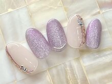 モーヴネイル(mauve.nail)/定額アートA ¥10500