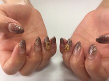 イーズネイル 堺(e's Nail)/ラメグラ ＋ストーン