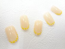 ネイルサロン クイール 小山店(NAIL SALON QUILL)/ワンカラー×ドット