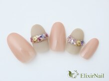 エリクサーネイル 神田(Elixir Nail)/シンプル/クーポン使用