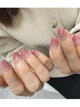 ピンクグラデ♪