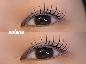 ソラナ(solana)の写真/【次世代まつ毛パーマ“パリジェンヌ”】下がりまつ毛も根本から持ち上げ、光が入り自然と輝く瞳に♪