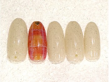 リノ ネイル(Rino nail)/10月の新作 秋チェック710r1