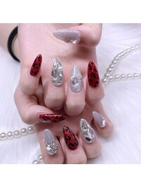 キラキラヒョウ柄