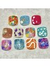 【フット】親指１本アート＋ワンカラー　100分¥9,900～¥10,560