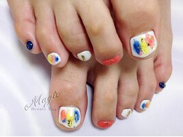 フット　カラフルネイル