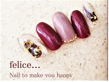 ネイルサロン フェリーチェ(felice)/【定額ネイル】¥7480