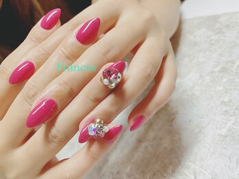 フランセス(Frances)/ワンカラー×３Ｄスワロ