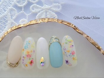 ネイルサロン ヴィクシア(Nail Salon VIXIA)/矢澤指名デザインコース8500円