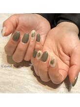 クリスタルネイル アミュプラザおおいた店(CRYSTAL NAIL)/ニュアンスネイル