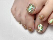 ラドール(La Dhole)/うるうるオーロラフィルムネイル