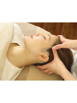 ヘッドスパで癒されたい