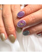 ナナイロ(716)/マグ押し花ホロチェーン囲み！