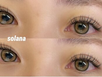 ソラナ(solana)の写真/キープ力抜群の“Wフラットラッシュ”でしっかり長持ち◎!少ない負担で美しいお目元に♪