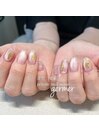 マグネットにミラーアート☆彡