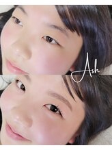 アッシュ(Ash)/眉毛wax＆間引き×まつげパーマ