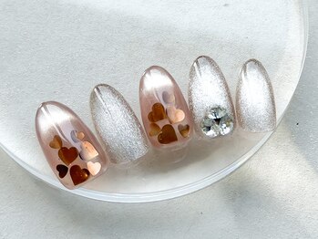 ワンアンドオンリー(One&Only)/ガラスマグネット×ハートホロ