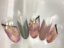 ラリュールネイル(L'Allure nail)/アッシュカラー★ペイント￥8200