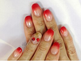 シンプルグラデネイル