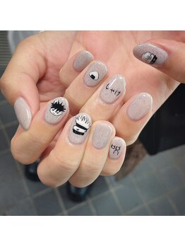 グラマラス アンジェアイ 荻窪店(glamourous ange eye)/キャラクターネイル