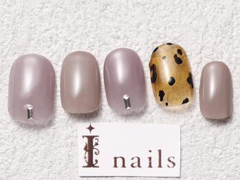 アイネイルズ 梅田店(I nails)/オフィスレオパード￥7200