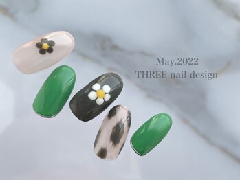 スリー(THREE)/May.2022/nail design