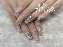 エリナネイルサロン池袋(Alina Nail Salon)/【スカルプ】ストーンつけ放題