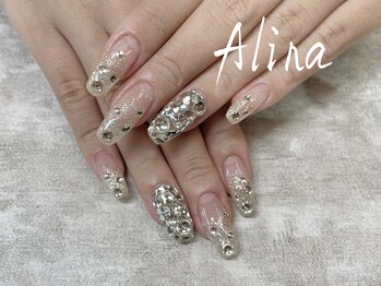 エリナネイルサロン池袋(Alina Nail Salon)/【スカルプ】ストーンつけ放題