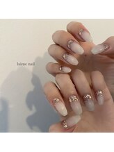 レイムネイル(laime nail)/3種類の根元ラメデザイン
