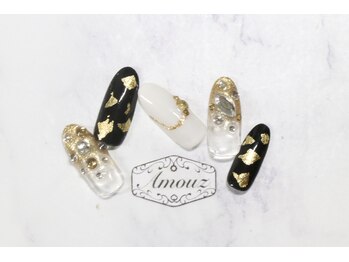 アモウズ(Amouz)/定額[成人式/和装/和柄ネイル]4