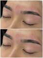 ミレボ 心斎橋(ME.REBO)&nbsp;中性的でアンニュイな印象を与えるアーチ眉デザイン