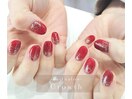 Red×ラメ