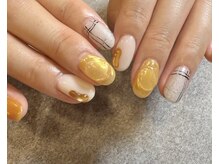 サトリネイルルーム 西宮北口(satori nail room)/orange♪
